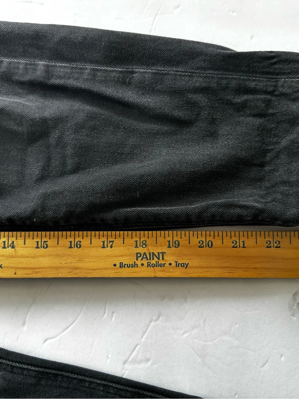 American Eagle Outfitters Black Distressed Straight Leg Jeans
